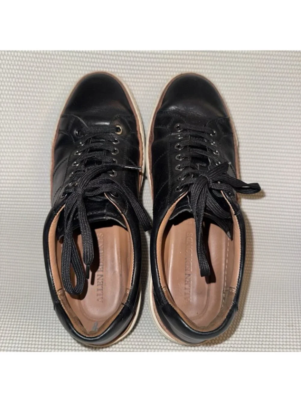 Allen Edmonds Porter City Black Leather Derby Buisness Sneakers Men’s Size 10D